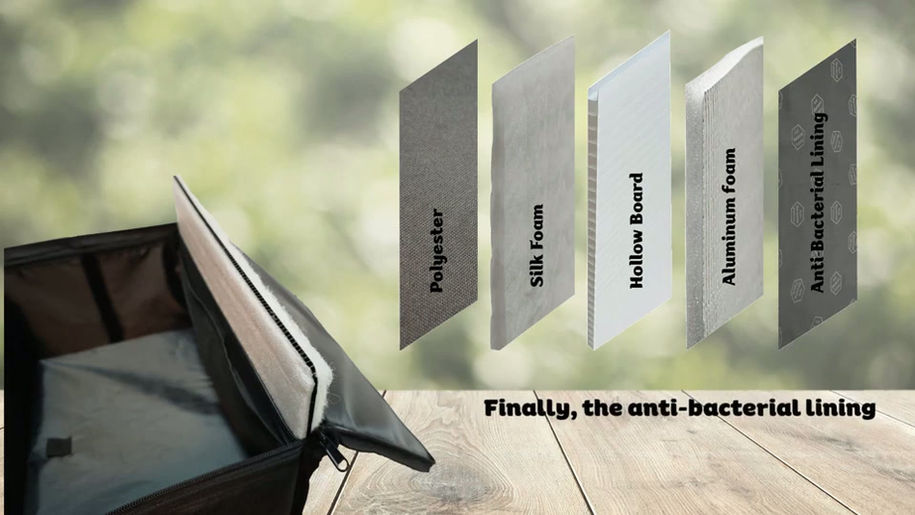 24L Foldable insulated thermal meal bag